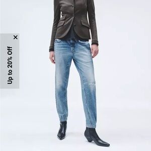 rag & bone Miramar Light Blue Jeans/Sweatpants